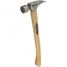 Молоток титановий з рукояткою гіккорі MILWAUKEE STILETTO, Ti14MC-H18