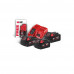 Енергокомплект акумуляторний Li-Ion MILWAUKEE, M18 NRG-503 (+заряд.пристрій, 3 акум. M18 В5(5Аг), 1 акум. M12 B2(2Аг)