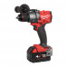 Дриль-шуруповерт з ударом акумуляторний безщітковий MILWAUKEE, M18 FPD3-402С, 158Нм (зарядний пристрій М12-18 С, 2 акумулятори М