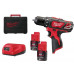 Дриль-шуруповерт MILWAUKEE M12 BDD-202C обертовий момент 30 Нм 4933441915 (+2 акумулятори, зарядний пристрій, HD кейс)