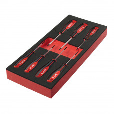 Ложемент з викрутками MILWAUKEE з тригранною рукояткою, TORX (7шт) (45х175,8х417мм) для візків