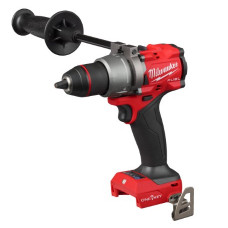 Дриль-шуруповерт акумуляторний безщітковий MILWAUKEE, M18 ONEDD3-0X, 158Нм (каркас, кліпса для ременя, бічна рукоять, HDкейс)