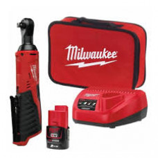 Гайкокрут кутовий акумуляторний 3/8 MILWAUKEE, M12 IR-201B, 47Нм, (+ заряд.пристрій, 1 акум.Х 2Аг, сумка для інструментів)
