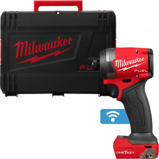 Шурупокрут ударний акумуляторний безщітковий 1/4" HEX MILWAUKEE, M18 ONEID3-0X, 226Нм (каркас, кліпса для ременя, тримач для біт