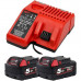 Енергокомплект Li-Ion MILWAUKEE, M18 NRG-502С (зарядний пристрій M12-18FC, 2 акумулятори М18 В5 5Аг)