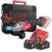 Шліфмашина кутова акумуляторна MILWAUKEE, M18 FSAGSVO125X-502X, діаметр 125мм (+зар.пр.,2ак.Х5Аг,HDкейс)