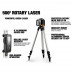 Ротаційний лазер ToughBuilt TB-H2S4-LL-M150-R1 з приймачем зелений 150м
