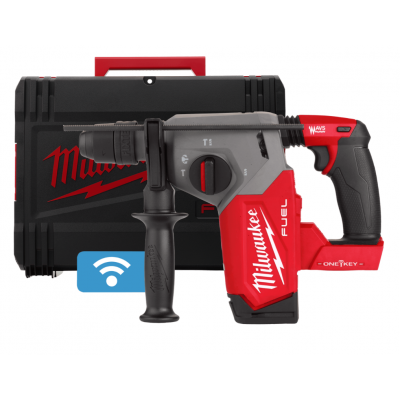 Перфоратор акумуляторний SDS-PLUS MILWAUKEE, M18 ONEFHX-0X, 2,5Дж (каркас, патрон FIXTEC 13мм, HDкейс)
