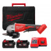 Шліфмашина кутова - болгарка акумуляторна безщіткова MILWAUKEE M18 BLSAG125XPD-402X діаметр 125мм