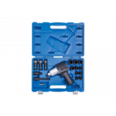 Пневматичний гайковерт 1/2" набір головки в кейсі 17 предметів 44106AMP01