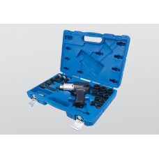 Пневматичний гайковерт 1/2" набір головки в кейсі 17 предметів 44106AMP01