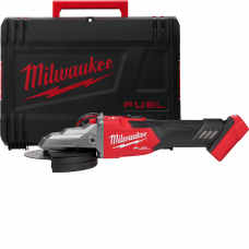 Шліфмашина кутова акумуляторна MILWAUKEE M18FSAGF125XB-0X діметр 125 мм с плоским редуктором (+ захисний кожух, бокова рукоятка,