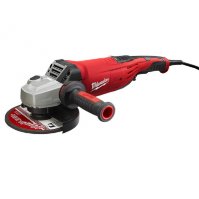 Шліфмашина кутова MILWAUKEE, AGV 22-230 E, 2200Вт, 230мм (захисний кожух, кабель 4м, бокова рукоятка, ключ)