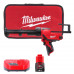 Пістолет клейовий MILWAUKEE M12 PCG/310C-201B 4933441655 (+ заряд. пристрій, 1 акум., в сумці для інструментів)