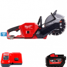 Машина відрізна акумуляторна MILWAUKEE, M18 FCOS230-121, Ø230мм (+зар.пр., 1акум.Х 12Аг)