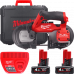 Пила стрічкова акумуляторна безщіткова MILWAUKEE, M12 FBS64-402C, 64мм (зарядний пристрій С12 С, 2 акумулятори М12 В4 4Аг, поло Пила стрічкова акумуляторна безщіткова MILWAUKEE, M12 FBS64-402C, 64мм (зарядний пристрій С12 С, 2 акумулятори М12 В4 4Аг, поло