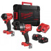 Набір з двох інструментів безщіткових Milwaukee M18FPP2A3-502X, 4933480873 , (+ заряд.пристрій, 2 акум., HD кейс)