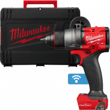 Дриль-шурупокрут акумуляторний з ударом MILWAUKEE, M18 ONEPD3-0X, 158Нм (+ кліпса для ременя, бічна ручка , HD кейс)