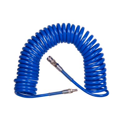 Шланг повітряний спіральний 20 м з фітінгами KING TONY