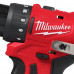 Дриль-шурупокрут акумуляторний MILWAUKEE M12 BLDDRC-402C 40Нм (+ заряд.пристрій, 2 акум., кейс)