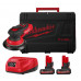Шліфмашина ексцентрикова акумуляторна MILWAUKEE M12 FROS2.5-502X Ø150мм (ЗП+2акум.Х5Аг+HDкейс)