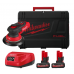 Шліфмашина ексцентрикова акумуляторна MILWAUKEE M12 FROS2.5-502X O150мм (ЗП+2акум.Х5Аг+HD кейс)