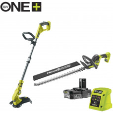 Комбінований садовий комплект RYOBI RY18LT18HTA-120 18V ONE+