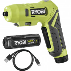 Викрутка акумуляторна RYOBI USB Lithium RSDP4-120G 4В (1х2Аг) 5Нм, 200об/хв