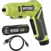 Викрутка акумуляторна RYOBI USB Lithium RSDP4-120G 4В (1х2Аг) 5Нм, 200об/хв