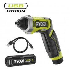 Викрутка акумуляторна RYOBI USB Lithium RSD4-120T 4В (1х2Аг) 5Нм, 200об/хв