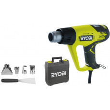 Фен будівельний Ryobi EHG2020LCD 2000Вт 50-650°С 250/500л·хв LCD дисплей 0.8кг