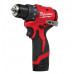 Дриль-шурупокрут акумуляторний MILWAUKEE M12 BLDDRC-202C (40Нм) (ЗП+2ак.Х2Аг+кейс)