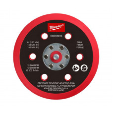 Підошва шліфувальна MILWAUKEE FROSBPSP150, O150мм, 6 отв. для M12 FROS (м'яка з PSA)