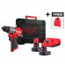 Дриль-шуруповерт акумуляторна безщіткова ударна MILWAUKEE M12 FPD2MC-602X (45 Нм)(ЗУ+2Х6Ач+HDкей)