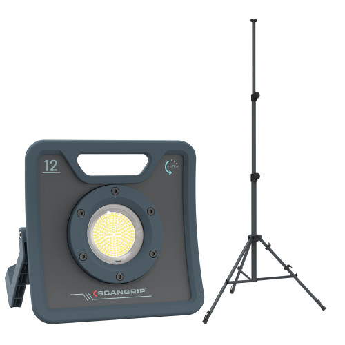 Прожектор переносний 12 000 lumen NOVA 12 + TRIPOD 3M for Life SCANGRIP (з Bluetooth керуванням) Прожектор переносний 12 000 lumen NOVA 12 + TRIPOD 3M for Life SCANGRIP (з Bluetooth керуванням)