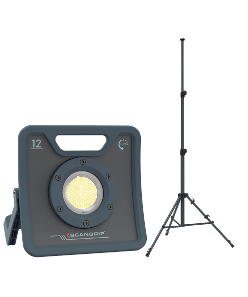 Прожектор переносний 12 000 lumen NOVA 12 + TRIPOD 3M for Life SCANGRIP (з Bluetooth керуванням)