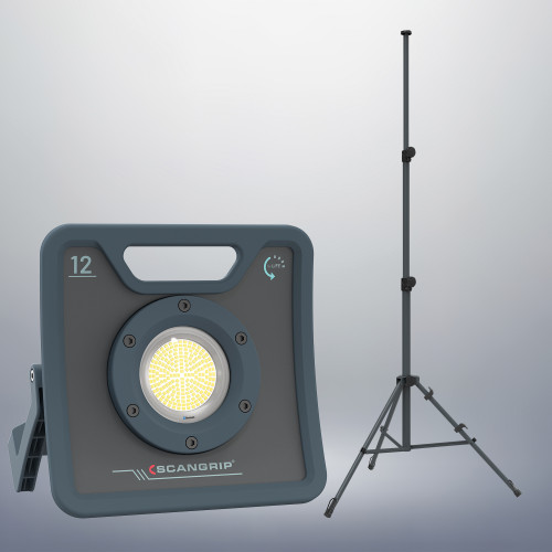 Прожектор переносний 12 000 lumen NOVA 12 + TRIPOD 3M for Life SCANGRIP (з Bluetooth керуванням) Прожектор переносний 12 000 lumen NOVA 12 + TRIPOD 3M for Life SCANGRIP (з Bluetooth керуванням)