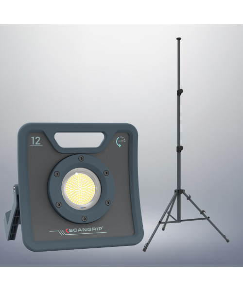 Прожектор переносний 12 000 lumen NOVA 12 + TRIPOD 3M for Life SCANGRIP (з Bluetooth керуванням)