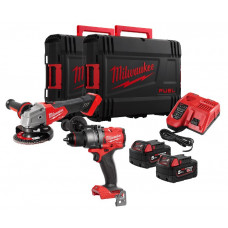 Набор аккумуляторных инструментов Milwaukee M18FPP2E3-502X, 4933492516