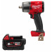 Гайковерт акумуляторний безщітковий MILWAUKEE 1/2" (881 Нм) M18 FMTIW2F12-0, з кільцем (каркас) + M18 B5 подарунок