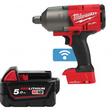 Гайковерт акумуляторний безщітковий MILWAUKEE 3/4" (2034Нм) M18 ONEFHIWF34-0, з кільцем (каркас) + M18 B5 подарунок