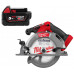 Пила дискова аккумуляторна безщіткова MILWAUKEE M18 FCS552-0, Ø165мм (каркас) + M18 B5 подарунок