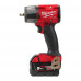 Гайкокрут акумуляторний безщітковий 3/8'' MILWAUKEE, M18 FMTIW2F38-502X, 813Нм, з кільцем (зарядний пристрій M12-18 FC, 2 акумул