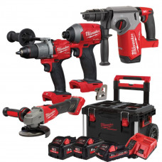 Набір акумуляторних безщіткових інструментів PACKOUT MILWAUKEE M18 FPP4B2-533P