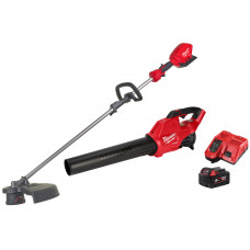 Набір інструментів акумуляторних садових MILWAUKEE M18 FPP2OPL3-501 (тример М18, повітродувка М18, зарядний пристрій, 1 акумулят