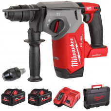 Перфоратор акумуляторний безщітковий SDS-PLUS MILWAUKEE, M18 ONEFHX-552, 2,5Дж (зарядний пристрій М12-18 FC, 2 акумулятори М18 Н