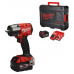 Гайкокрут акумуляторний безщітковий 3/8'' MILWAUKEE, M18 FMTIW2F38-502X, 813Нм, з кільцем (зарядний пристрій M12-18 FC, 2 акумул