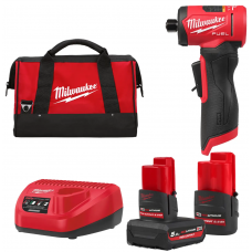 Шліфмашина кутова цангова акумуляторна MILWAUKEE, M12 FDGA2-522B, діаметр цанг 6/8мм (зарядний пристрій С12 С, 1 акумулятор М12