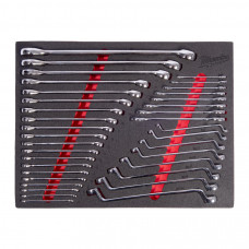 Ложемент з ключами накидними MAX BITE MILWAUKEE (36шт) (45х536х417мм) для візків