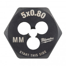 Плашка шестигранна MILWAUKEE, М6-0,9мм